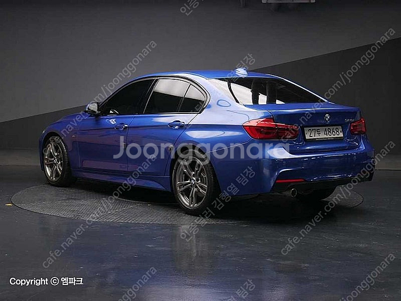BMW 3시리즈 중고 BMW 320d 중고승용차 3시리즈 중고차 파란색 2018년식 30,000km 320i M 스...--2